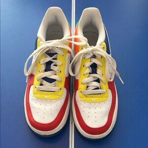 Nike Kids Sneakers Red Yellow White